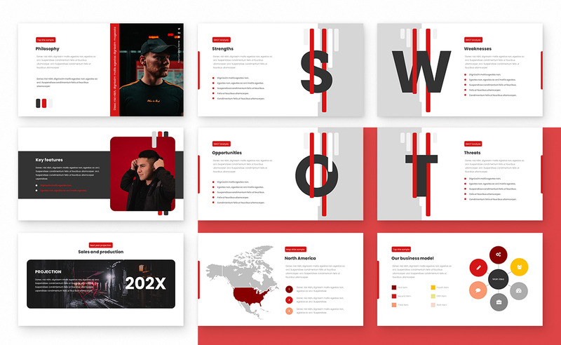 Modèle de présentation Powerpoint Strips - Caractéristiques de l’image 5