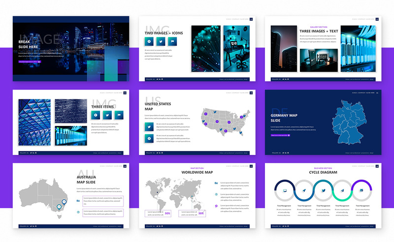Technology Powerpoint Presentation Template PowerPoint template - Features Image 3