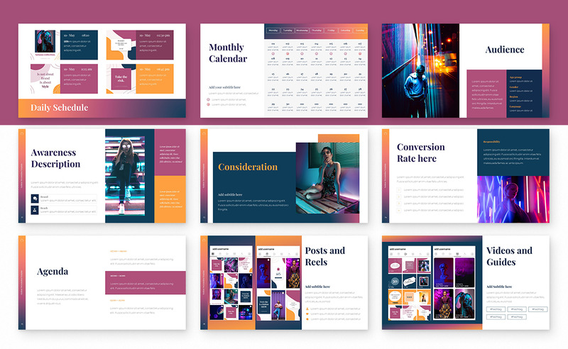 Fashion Chronopost Instagram Google Slides Template - Features Image 5