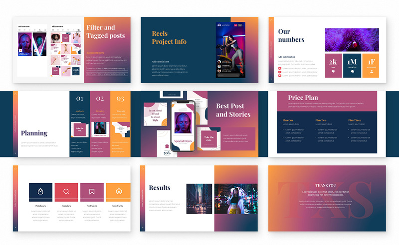 Fashion Chronopost Instagram Google Slides Template - Features Image 6