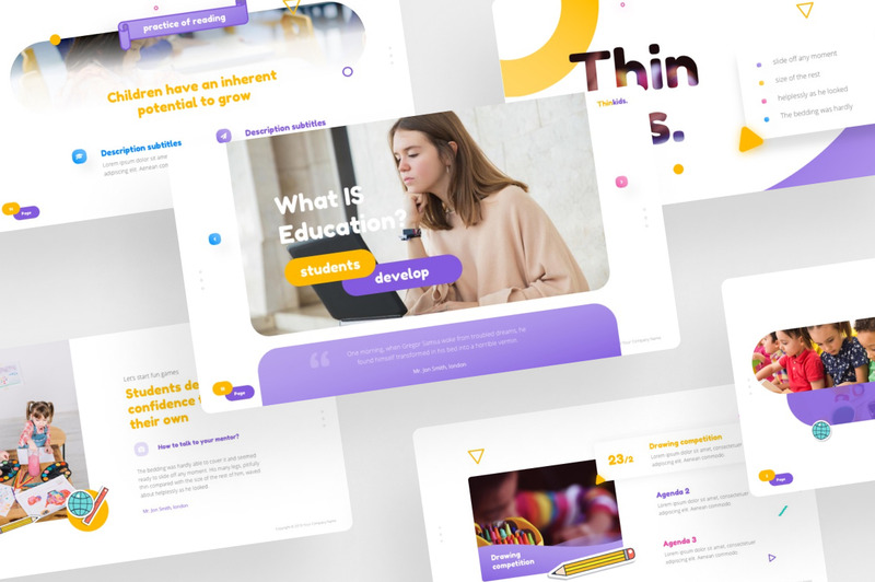 60.000+ Szablon PowerPoint z pakietem edukacyjnym - Obraz funkcji 3