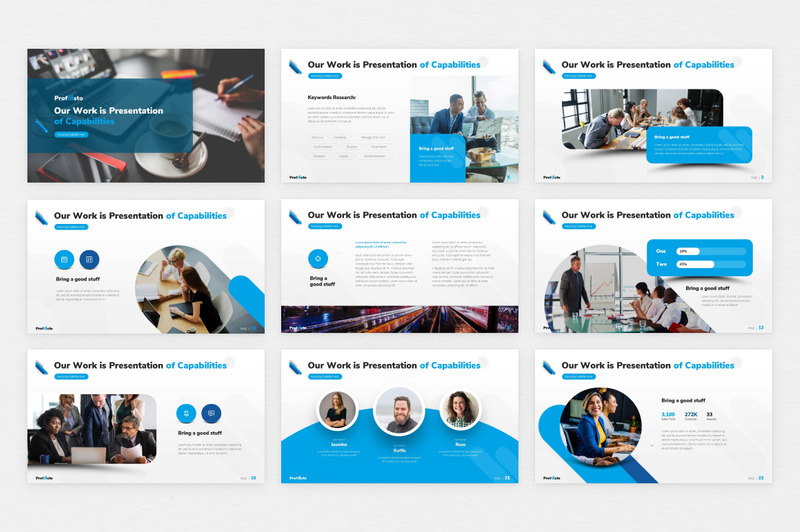 Profilisto Business Creative Keynote-Vorlage - Eigenschaften Bild 2