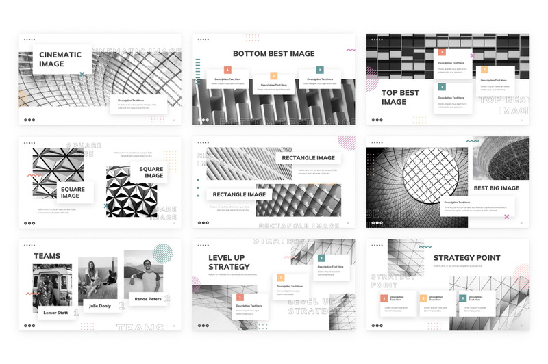 Gener Multipurpose Creative PowerPoint Template - Features Image 1