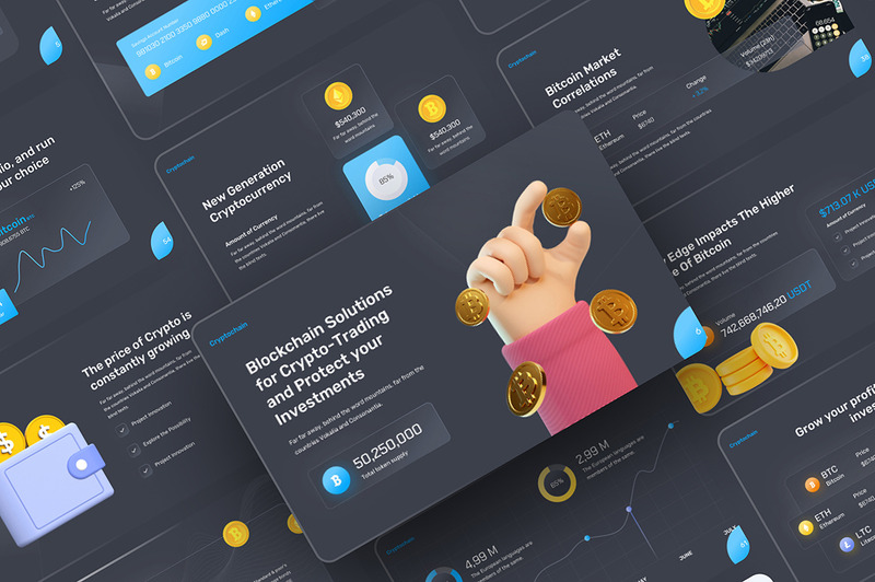 Cryptochain Professional Keynote Template - Features Image 2