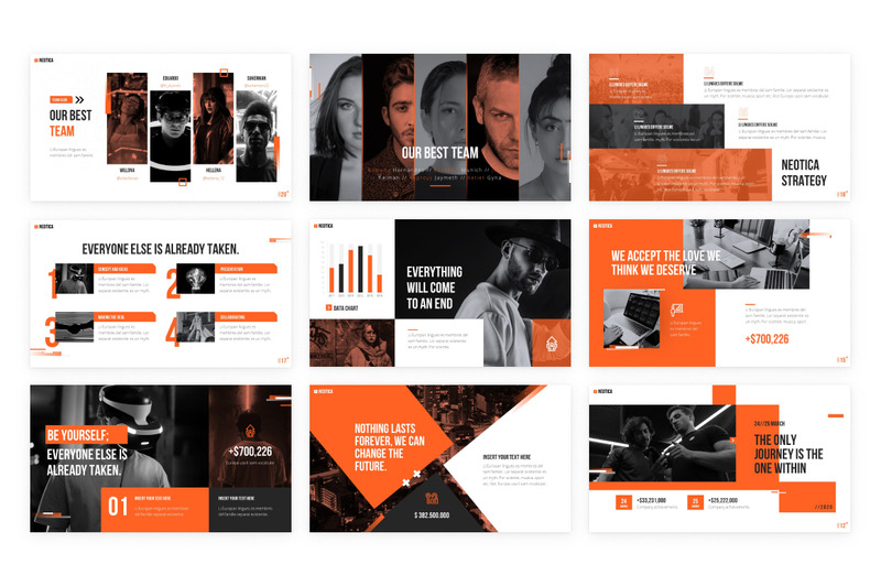 Neotica Multipurpose Modern PowerPoint -mall - Features Image 1