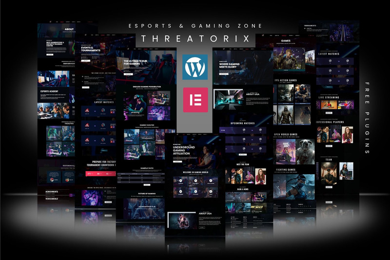 Threatorix - Esports and Gamezone Elementor Template Kit - Features Image 11