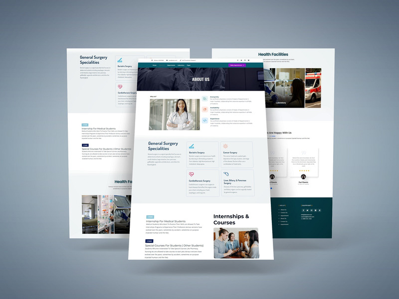 CliniMedix - Medical Clinic Hospital Elementor Template Kit - Features Image 2