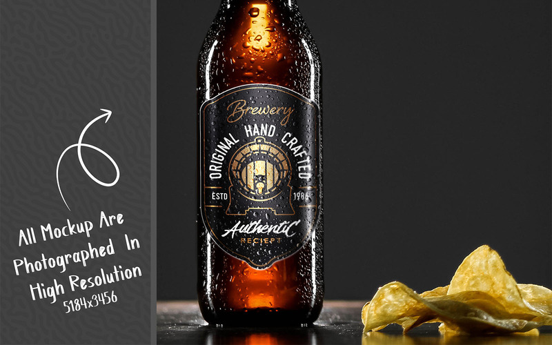 Beer Bottle Mockup Bundle - Features Image 19