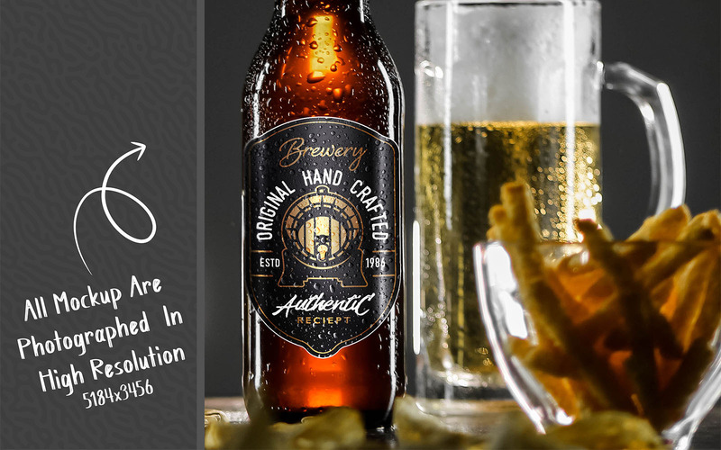 Beer Bottle Mockup Bundle - Features Image 84