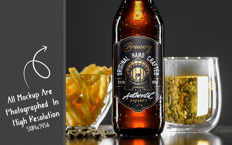 Beer Bottle Mockup Bundle - Features Image 54