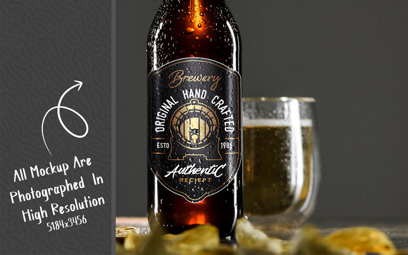 Beer Bottle Mockup Bundle - Features Image 94