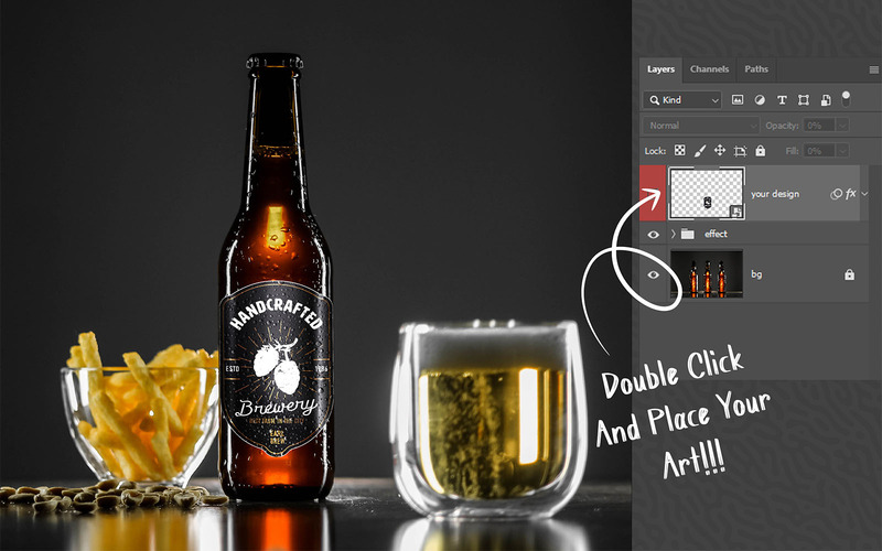 Beer Bottle Mockup Bundle - Features Image 57