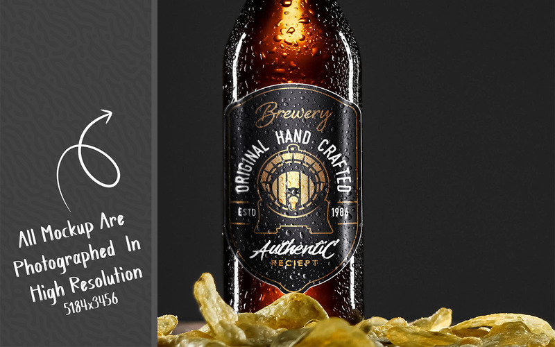Beer Bottle Mockup Bundle - Features Image 14