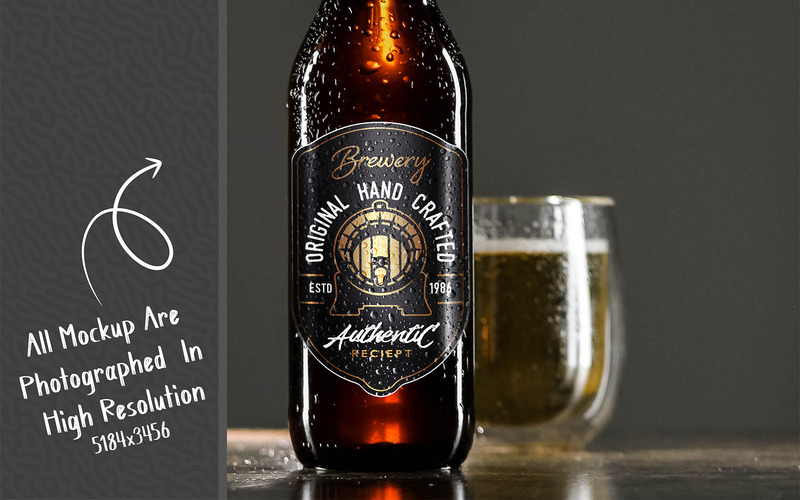 Beer Bottle Mockup Bundle - Features Image 99