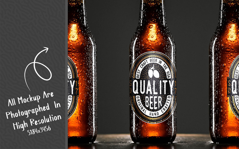 Beer Bottle Mockup Bundle - Features Image 4