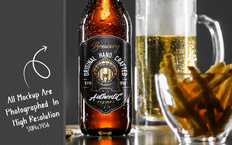 Beer Bottle Mockup Bundle - Features Image 79