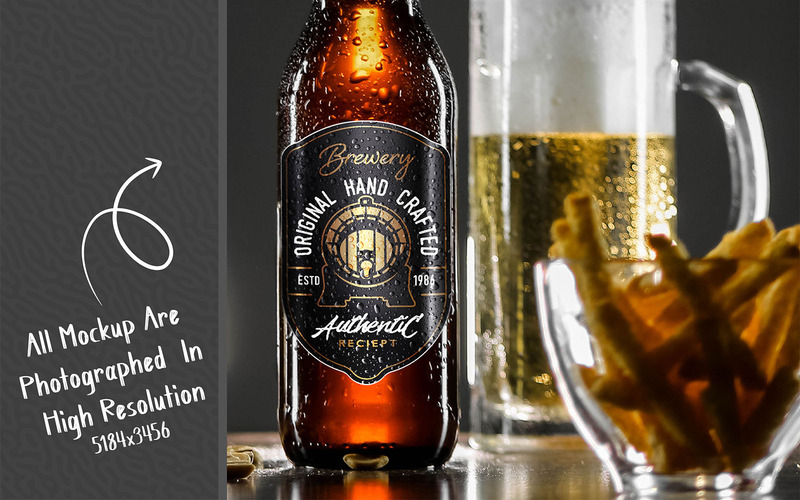 Beer Bottle Mockup Bundle - Features Image 74