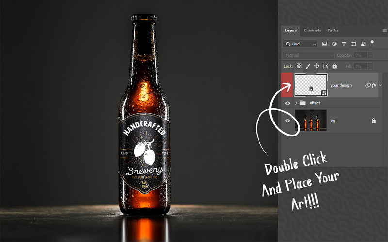 Beer Bottle Mockup Bundle - Features Image 7