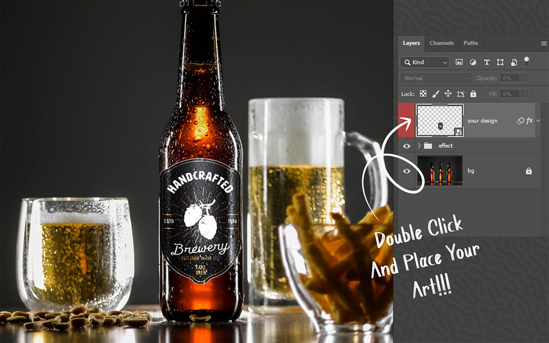 Beer Bottle Mockup Bundle - Features Image 72