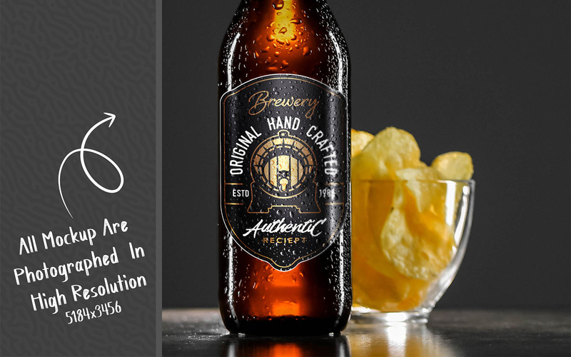 Beer Bottle Mockup Bundle - Features Image 29