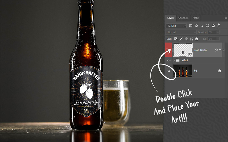 Beer Bottle Mockup Bundle - Features Image 97