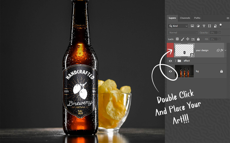 Beer Bottle Mockup Bundle - Features Image 27