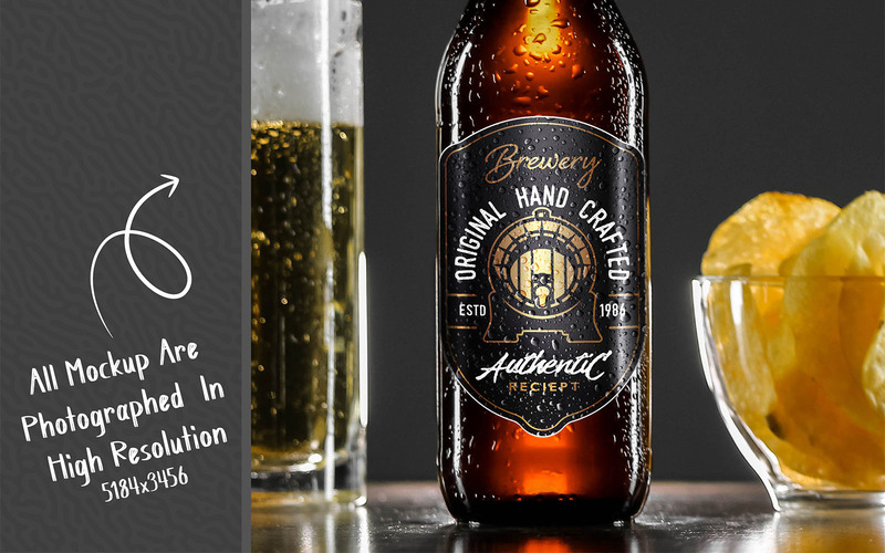 Beer Bottle Mockup Bundle - Features Image 39
