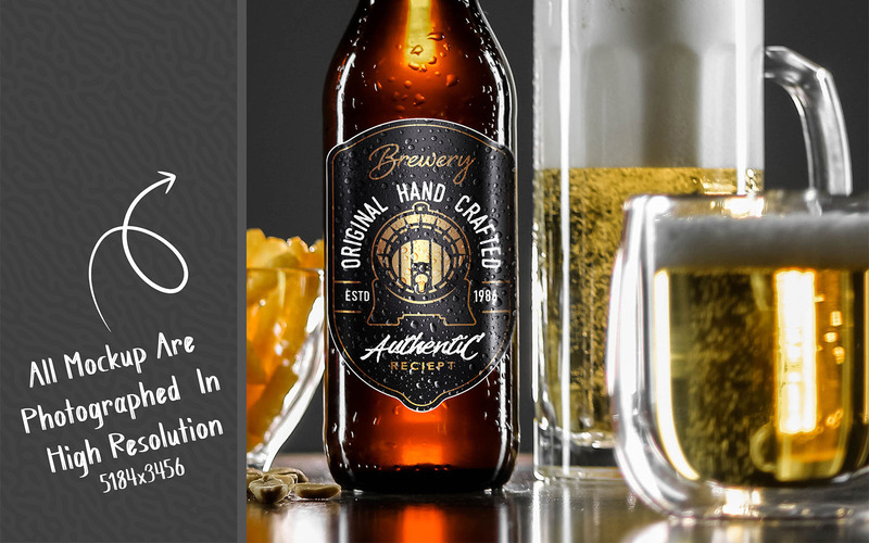 Beer Bottle Mockup Bundle - Features Image 64