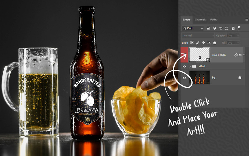 Beer Bottle Mockup Bundle - Features Image 42