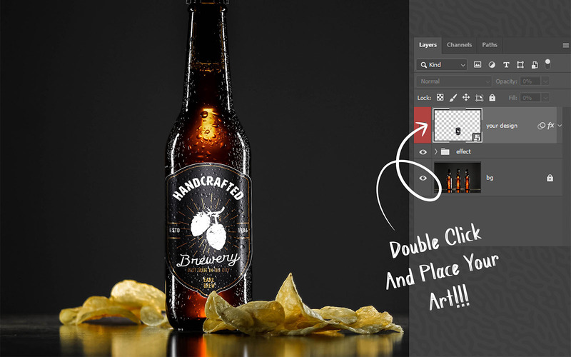 Beer Bottle Mockup Bundle - Features Image 22