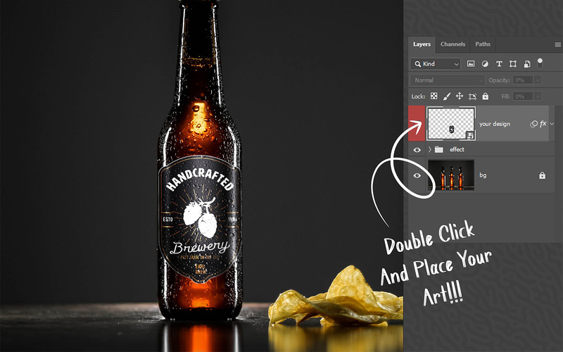 Beer Bottle Mockup Bundle - Features Image 17