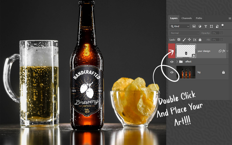 Beer Bottle Mockup Bundle - Features Image 37