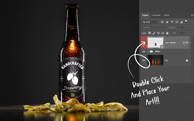 Beer Bottle Mockup Bundle - Features Image 12