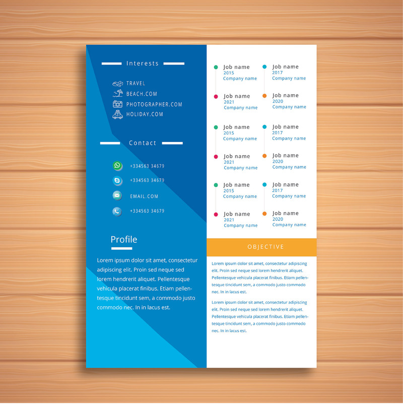 Michel Hadson Resume Template - Features Image 2