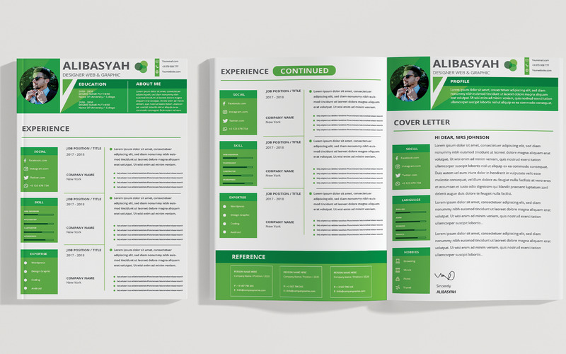 Modèle de CV Alibasyah - Caractéristiques de l’image 4