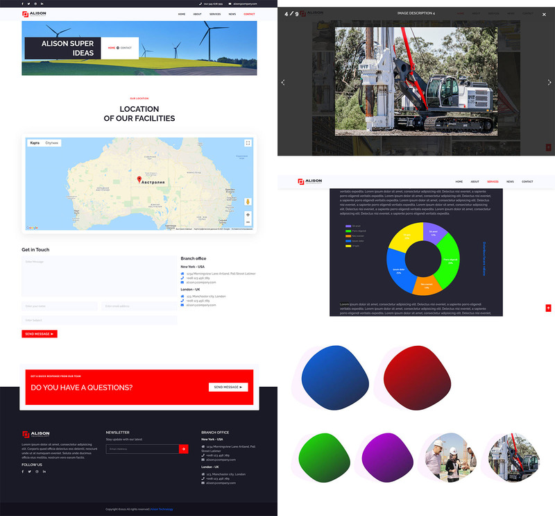 Alison - Industry & Construction & Factory Multipurpose HTML Template