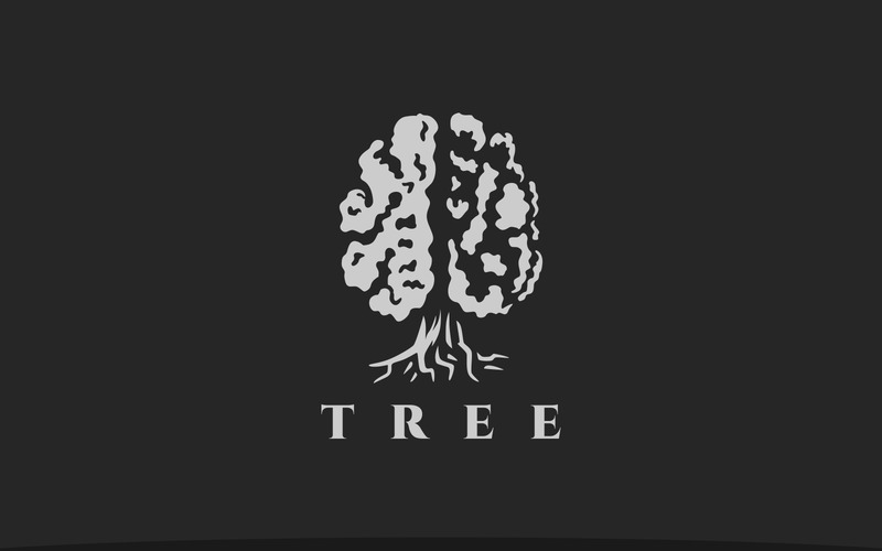 Brain Tree Brain Logo Template - Features Image 1