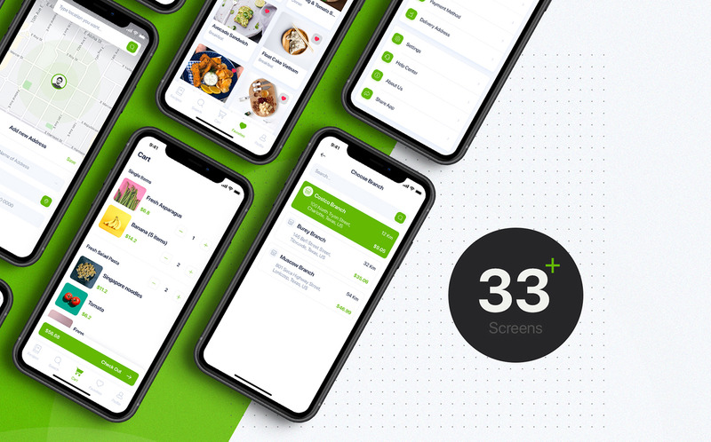 Delites - UI-kit voor online boodschappen en recepten - Features Image 2