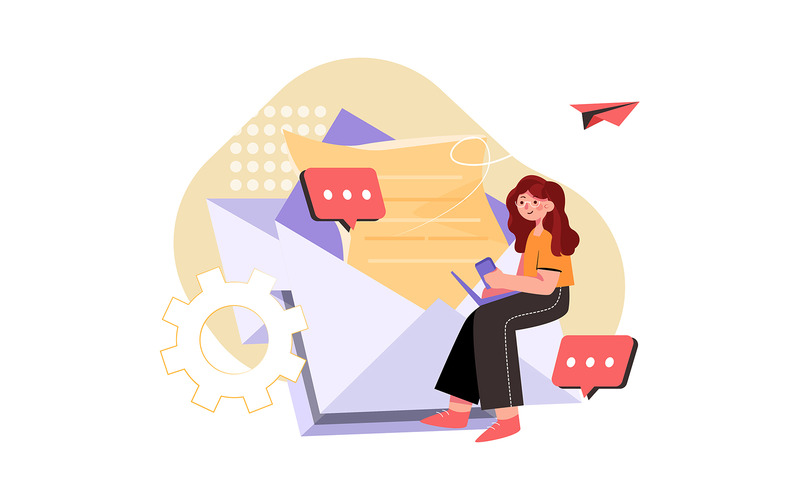 M337 - E-posta Pazarlama İllüstrasyon Paketi - Features Image 8