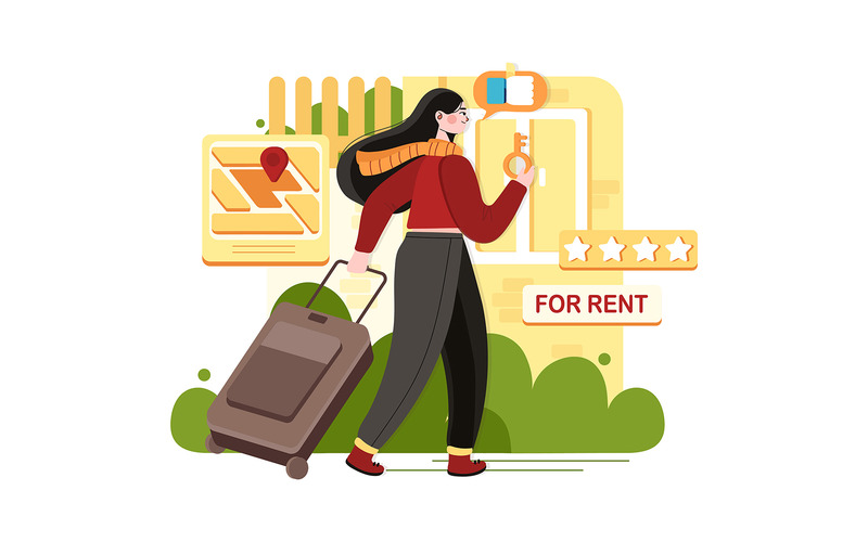 M354 — Pakiet ilustracji do marketingu nieruchomości - Obraz funkcji 3