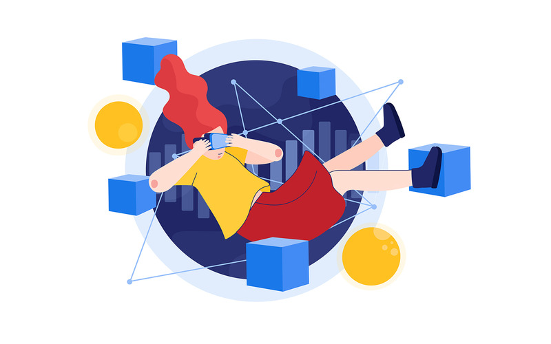M387_ Metaverse & VR Illustration Pack - Features Image 7
