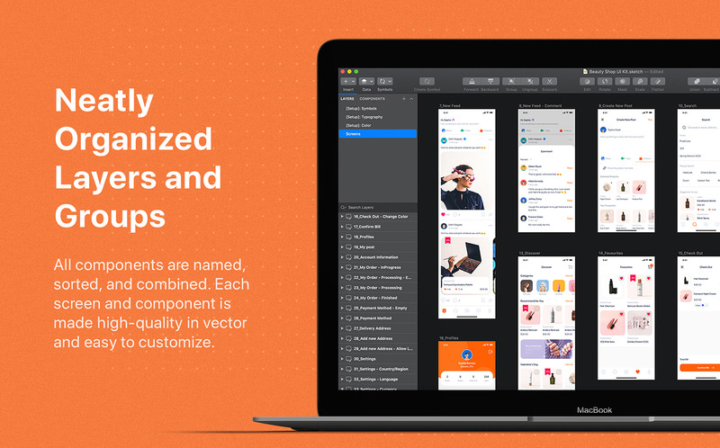 Blossom - Kit UI per dispositivi mobili di bellezza - Caratteristiche Immagine 6