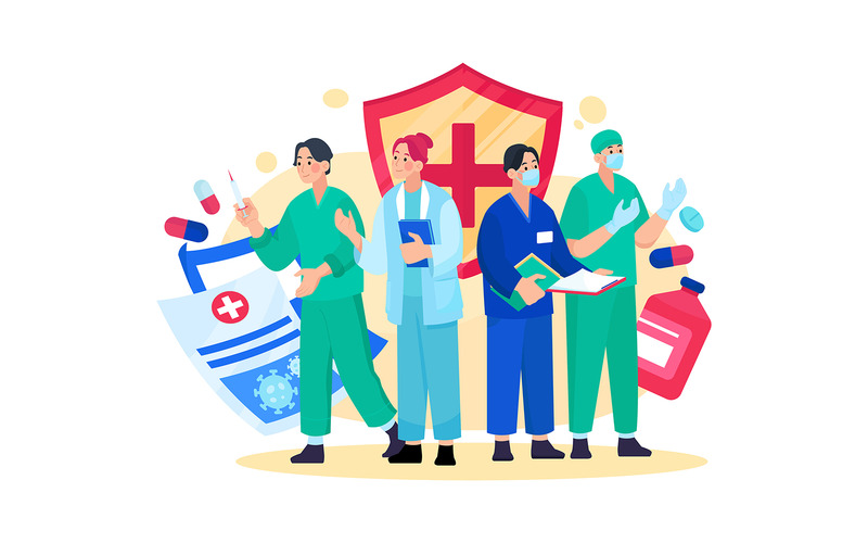 M372_Medical & Healthcare Illustration Pack - Features Image 3