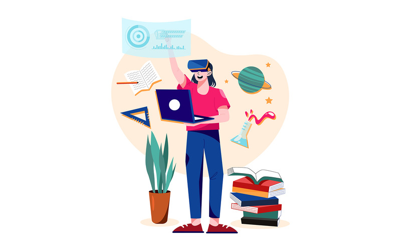 M383_Online Education Illustration Pack - Features Image 3