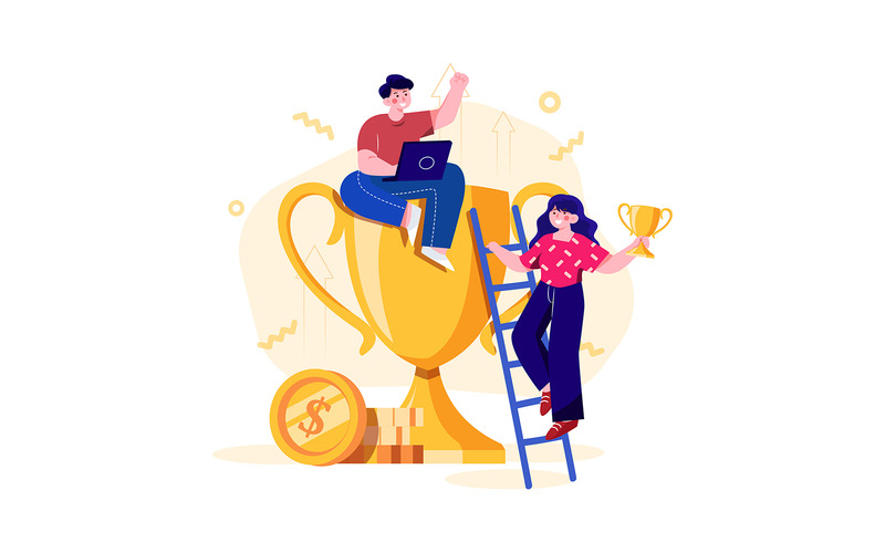 M364_Pakiet ilustracji biznesowych - Obraz funkcji 2