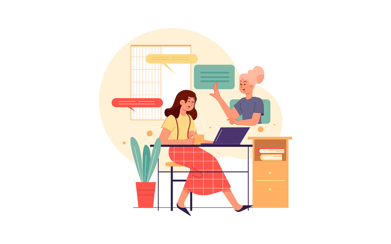 M333 - Pakiet ilustracji biznesowych - Obraz funkcji 4