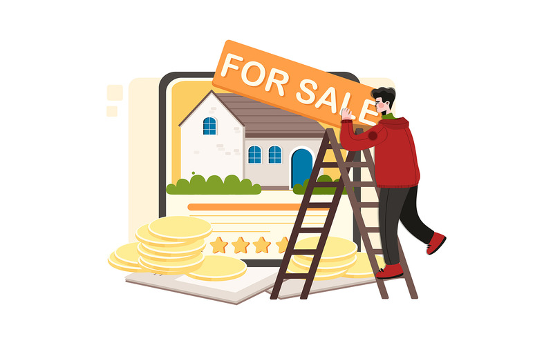 M354 — Pakiet ilustracji do marketingu nieruchomości - Obraz funkcji 8