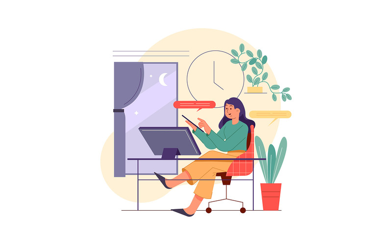 M333 - Pakiet ilustracji biznesowych - Obraz funkcji 7