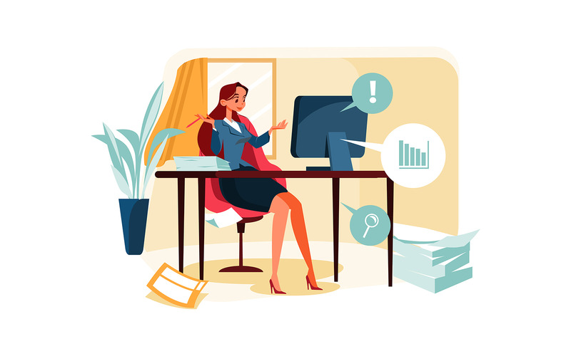 M330_ Pakiet ilustracji biznesowych - Obraz funkcji 10