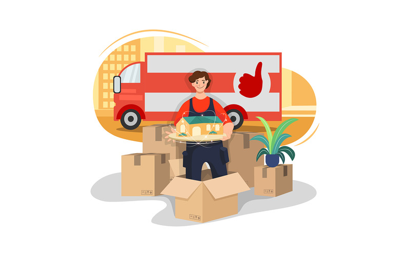 M345_Pakiet ilustracji do przeprowadzki - Obraz funkcji 5